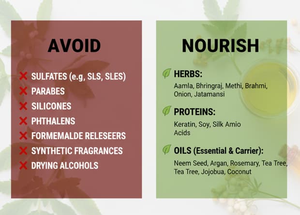 Two Golden rule to choose a hair product | Botani Bestie Blog